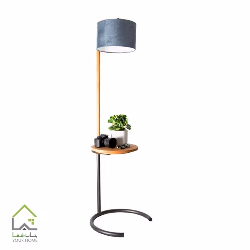 آباژور کنار سالنی بدنه چوب