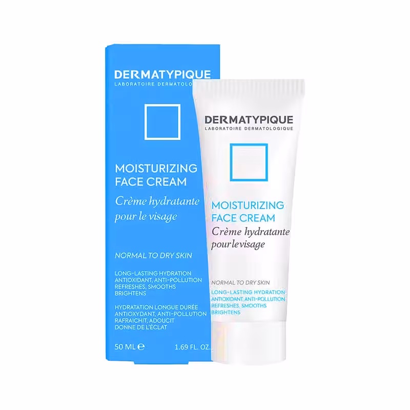 مرطوب کننده و آبرسان پوست خشک درماتیپیک MOISTURIZING FACE CREAM DERMATYPIQUE