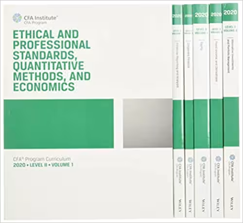 خرید و دانلود کتاب (CFA Program Curriculum 2020 Level II Volumes 1-6 Box Set (CFA Curriculum 2020