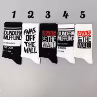 جوراب ساقدار الیت نوشته دار سری Avas