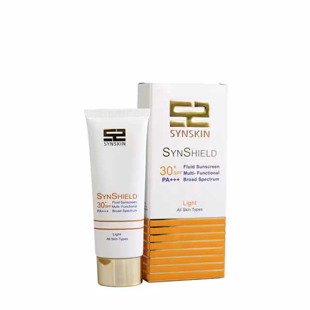 کرم ضد آفتاب فلوئید ساین شیلد SPF30 ساین اسکین 50 میلی لیتری