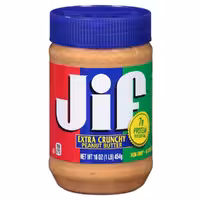 کره بادام زمینی کرانچی جیف ا jif crunchy peanut bautter