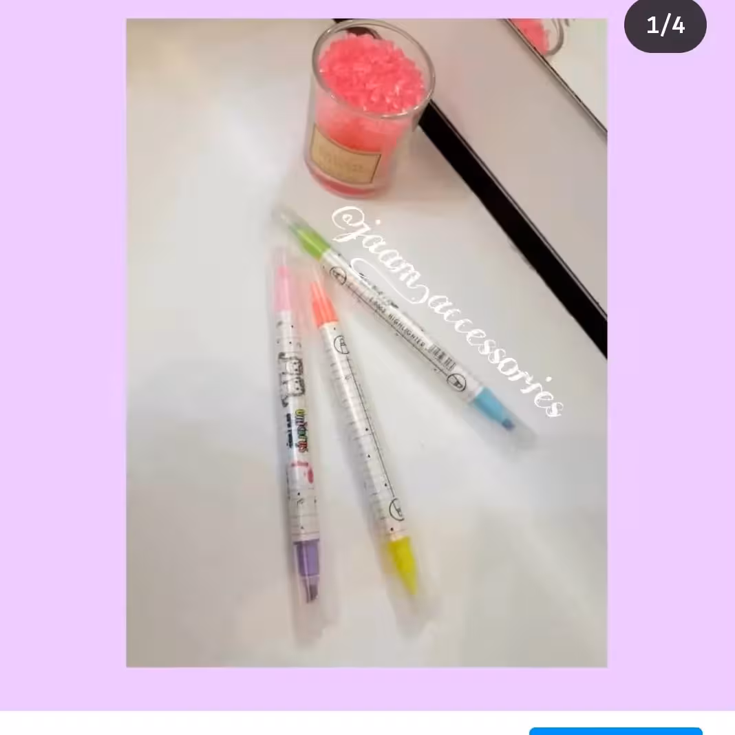 ماژیک هایلایت دو سر، کیفیت فوق العاده، 3 مدل طیف رنگی