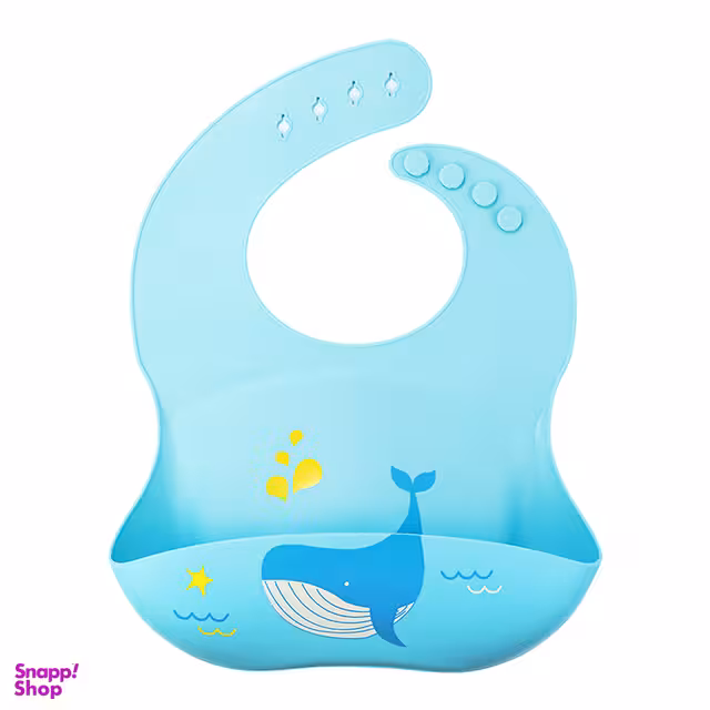 پیشبند سیلیکونی کاسه دار طرح نهنگ