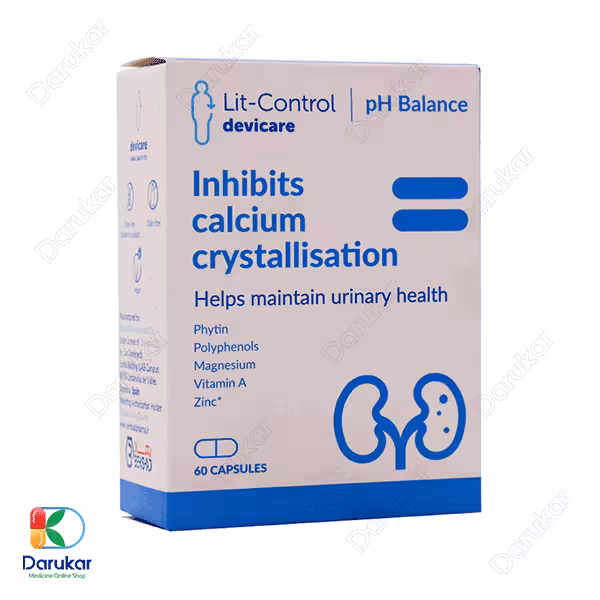 کپسول لیت کنترل پی اچ بالانس بهشاد دارو 60 عدد