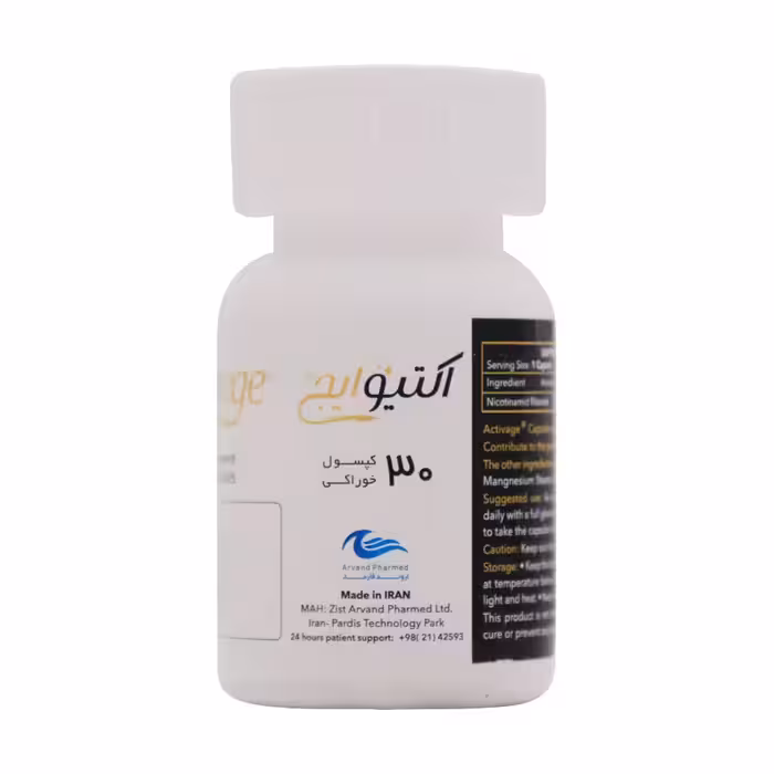 خرید و قیمت کپسول اکتیو ایج اروند فارمد 30 عدد