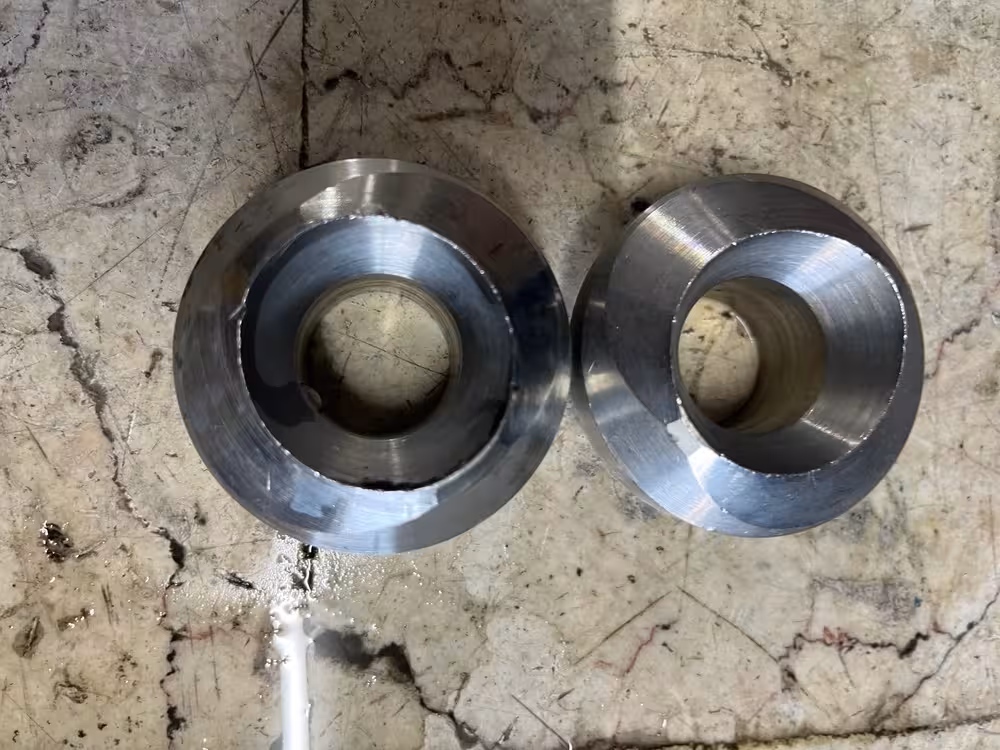 ولدولت 36 * 2 * 1  اینچ دابلکس استلنس استیل رده 80 * 120 از جنس A 815 / S31803