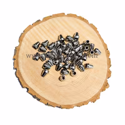 منگوله سربند هودی مدل استوانه نقره ای