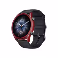 برچسب ماهوت طرح Matte-Warm-Red مناسب برای ساعت هوشمند آمازفیتGTR 3 Pro