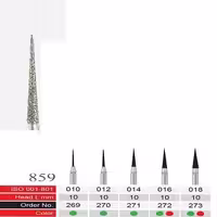 فرز الماسی دسته نقره ای BTM مدل Niddel – 859 - فروشگاه تخصصی دندانپزشکی سپیرا