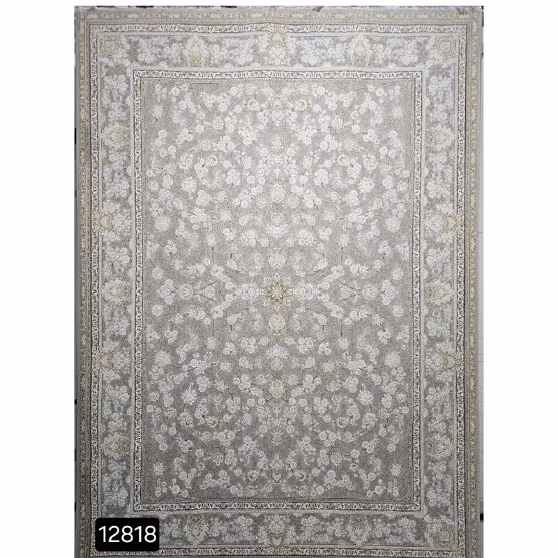 فرش 6متری 1200شانه ماشینی کاشان تراکم3600 کد12818(بااریال رایگان)