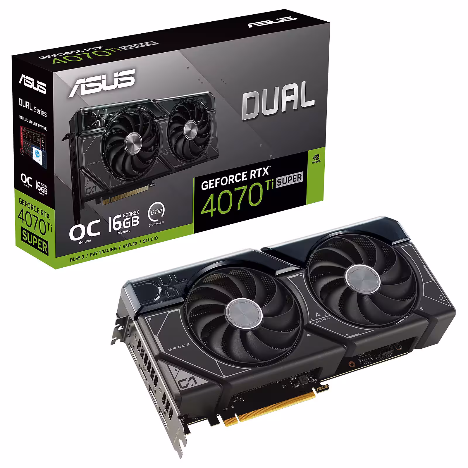 کارت گرافیک ایسوس  RTX 4070 TI SUPER DUAL OC 16GB