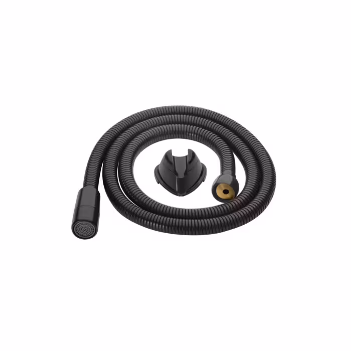 شیلنگ توالت لیا شودر مشکی کروم