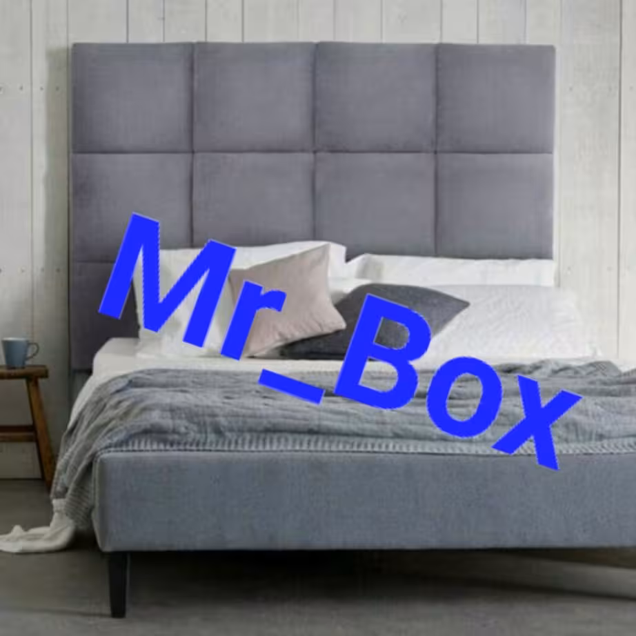 تختخواب باکس هتلی ثابت سایز  120 با تاج تخت خواب بدون تشک