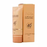 کرم ضد آفتاب مدیسان  spf 40 با پوشش کرم پودری پوست چرب و حساس بژ روشن 30 میلی لیتری