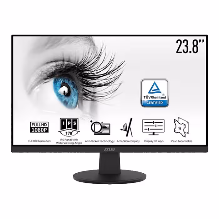 MSI PRO MP242A 23.8Inch FHD 1ms 100Hz IPS Gaming Monitor