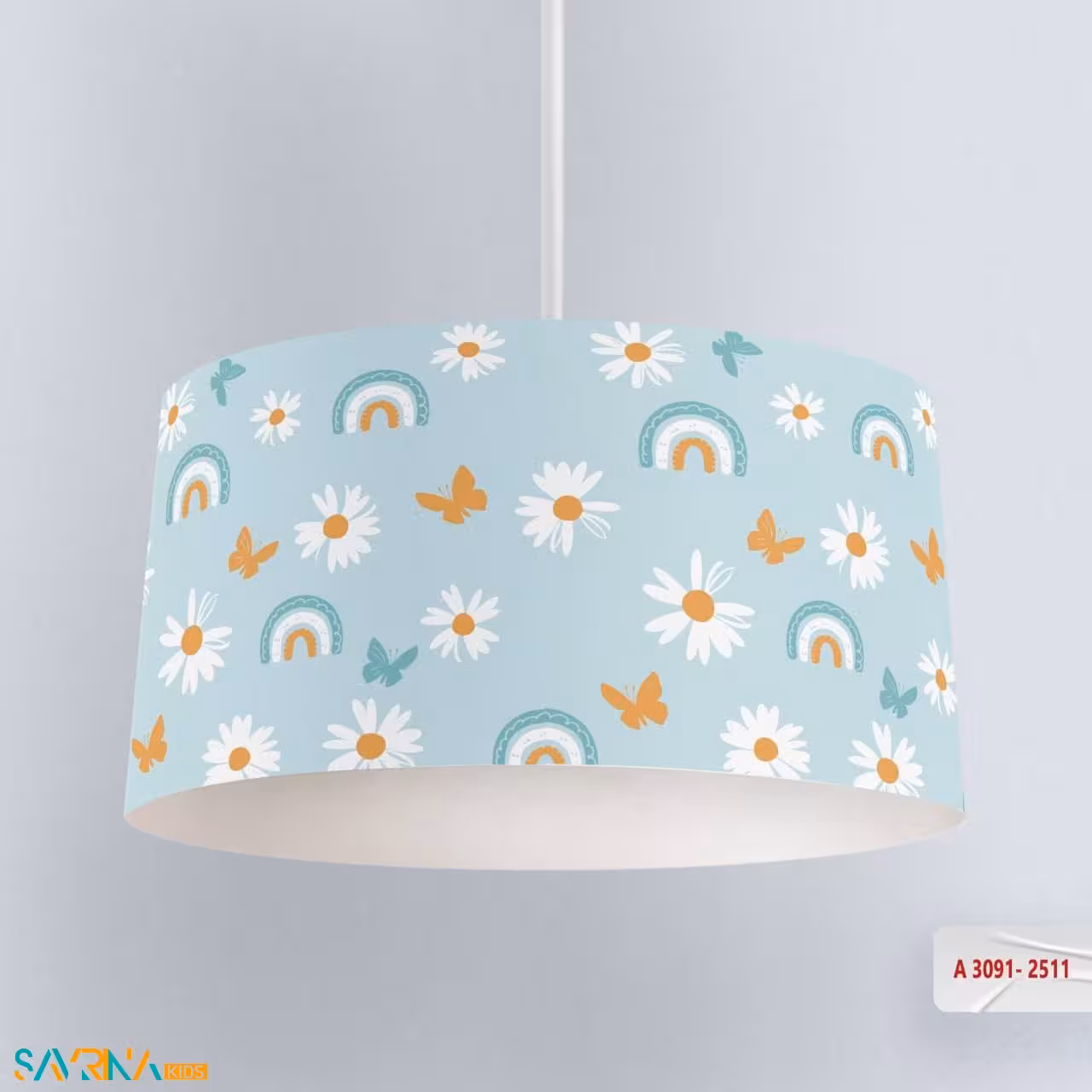 لوستر بچگانه طرح گل بابونه کد A3091