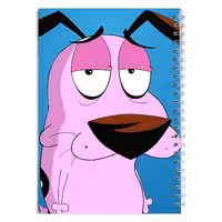 دفتر مشق کارتون سگ ترسو