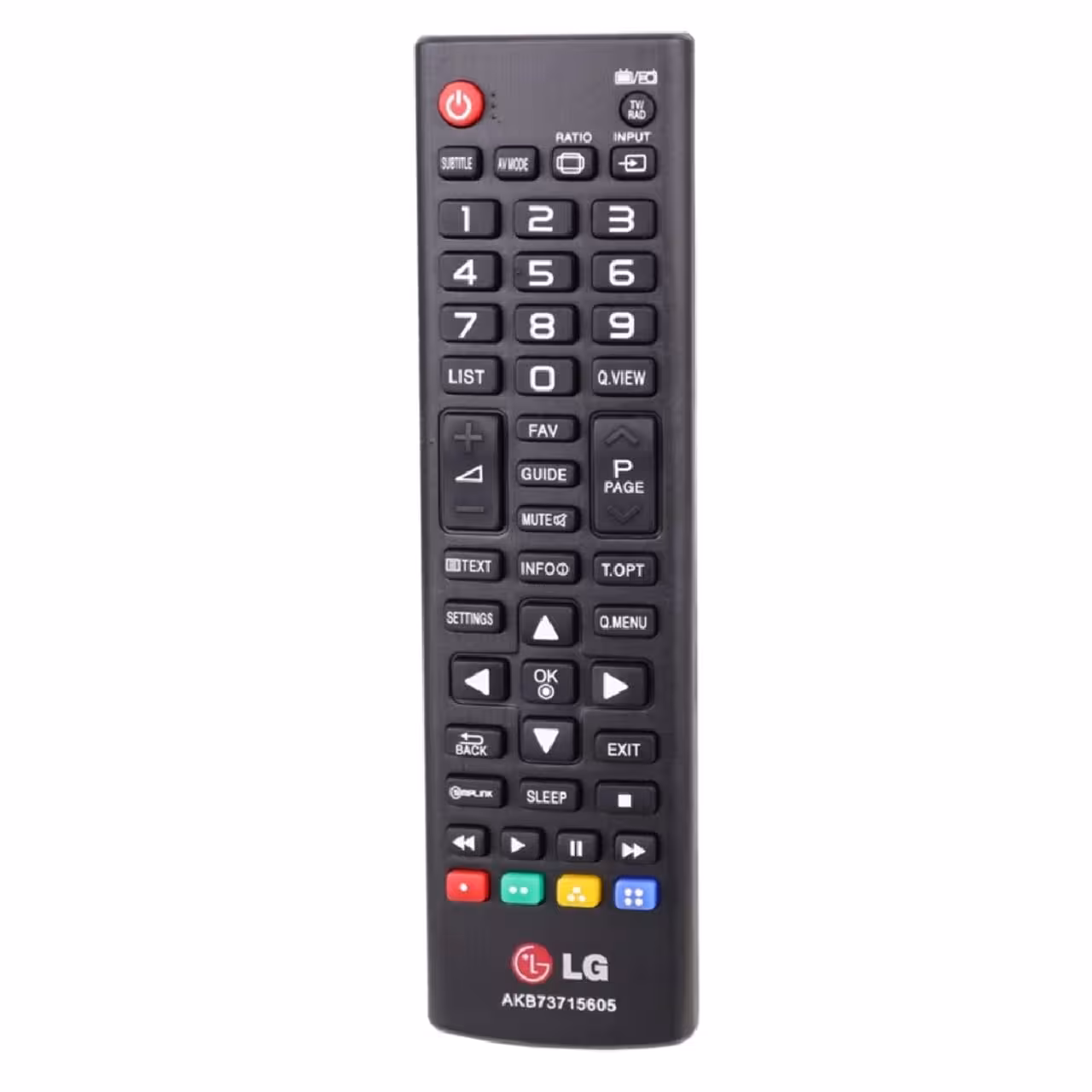 ریموت کنترل تلویزیون ال جی مدل 605