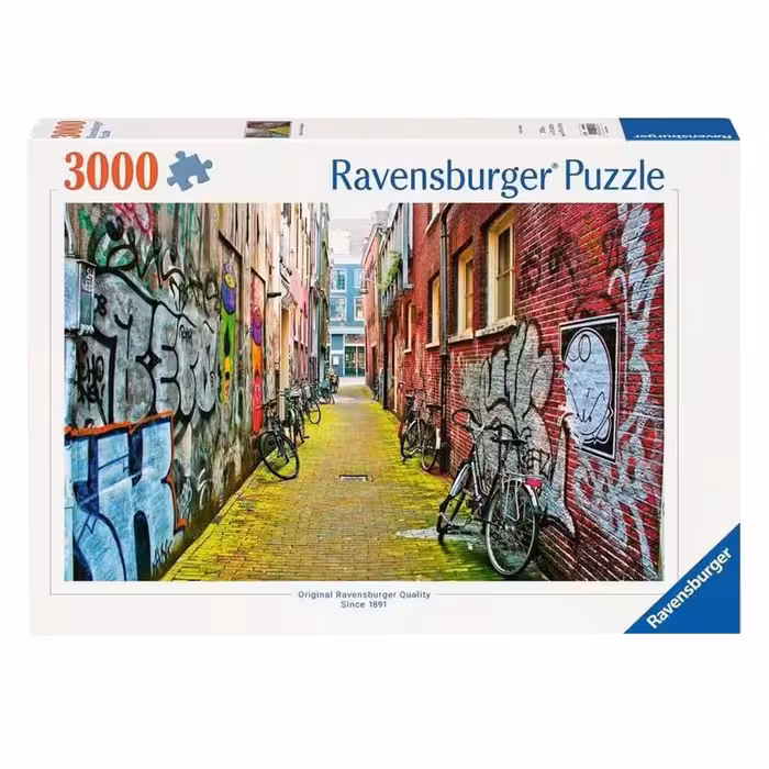 پازل 3000 تکه رونزبرگر طرح خیابان هنر امستردام