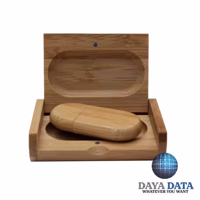 فلش مموری  دایا دیتا  ست  لوکس  چوبی مدل WO1000-19  ظرفیت64GB -USB2 رنگ گندمی