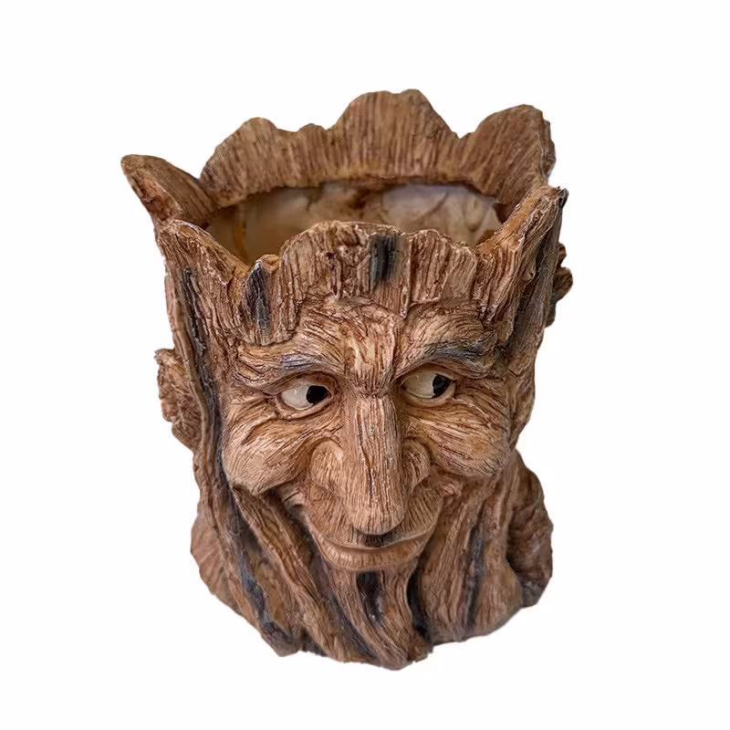 گلدان دکوری  مدل تنه درخت کد 2