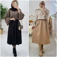 ست نارنیا جنس دامن مازراتی و شنل موهر زنانه