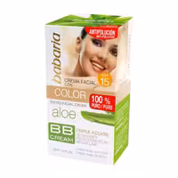 کرم پودر 3 کاره باباریا babaria حاوی عصاره آلوئه ورا SPF15 مدل BB CREAM حجم 50 میل