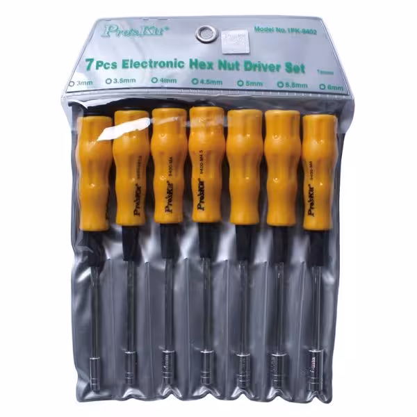 مجموعه 7 عددی آچار بکس پروسکیت مدل 1PK-9402