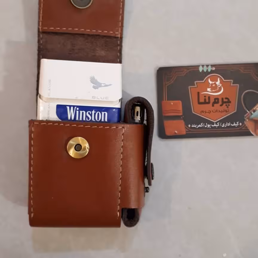 جاسیگاری وجافندکی چرم طبیعی گاو