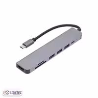 هاب و تبدیل 7 پورت مدل YG-2120 | پشتیبانی از USB-C و HDMI 4K