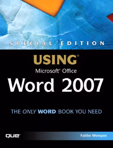 خرید و دانلود نسخه کامل کتاب Special Edition Using Microsoft Office Word 2007