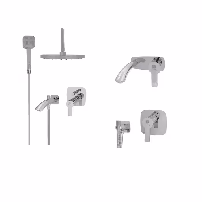 ست شیرآلات توکار شیبه مدل آریا (تیپ A)