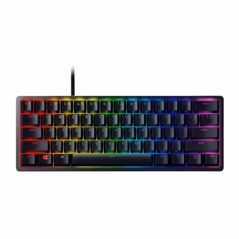 کيبورد ريزر مدل Razer Huntsman Mini Purple Switch