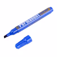 ماژیک معمولی آبی جیکسین مدل نوک تخت