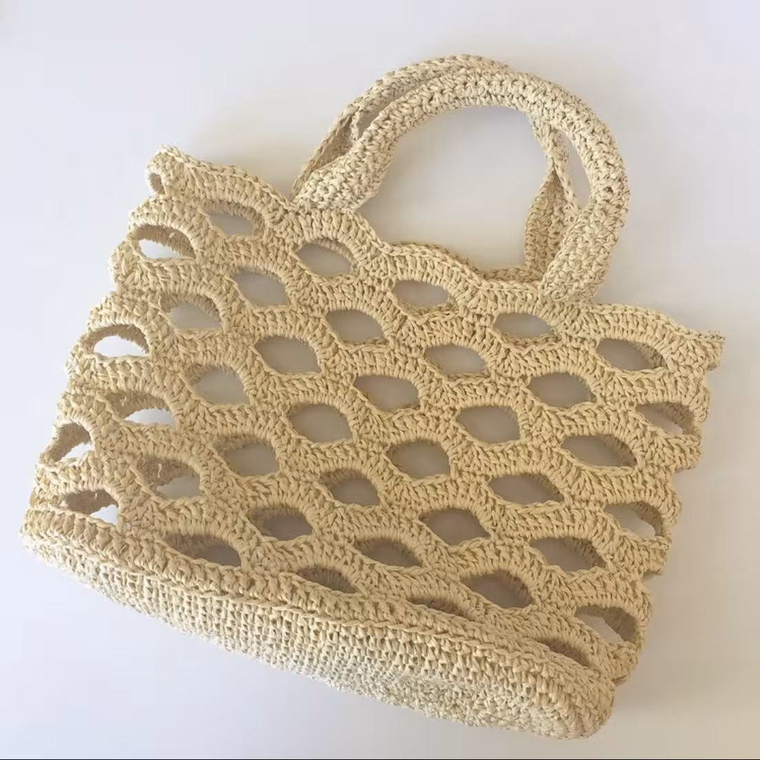 کیف دستی ساحلی حصیری رافیا