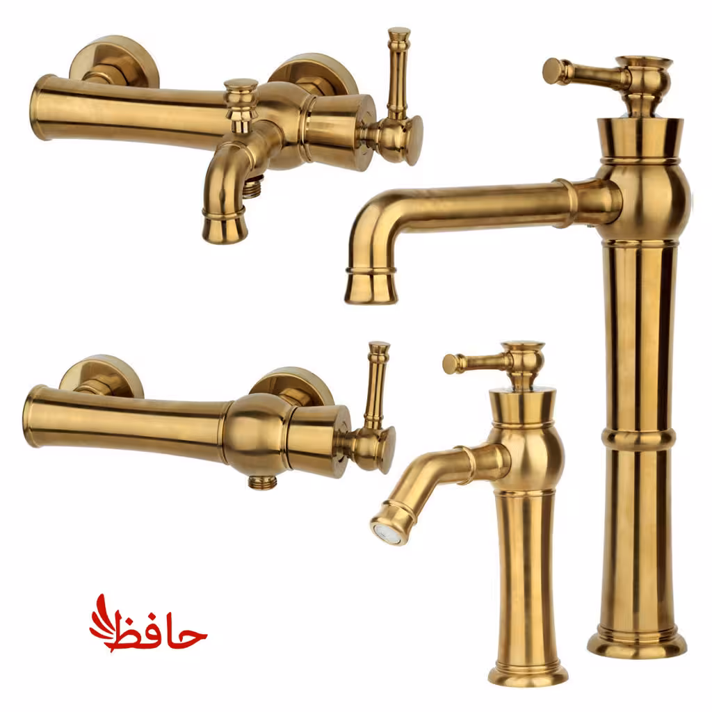 ست شیرالات راسان مدل الیزه طلایی