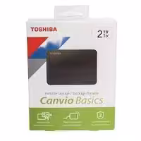 هارد اکسترنال توشیبا مدل بیسیک ظرفیت 2 ترابایت با یکسال گارانتی Toshiba Basic External 2TB