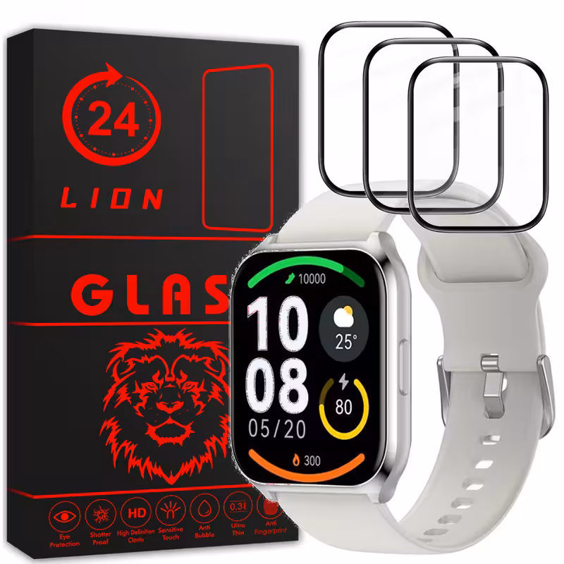 محافظ صفحه نمایش لاین مدل RT007 مناسب برای ساعت هوشمند هایلو  LS02 Pro بسته سه عددی