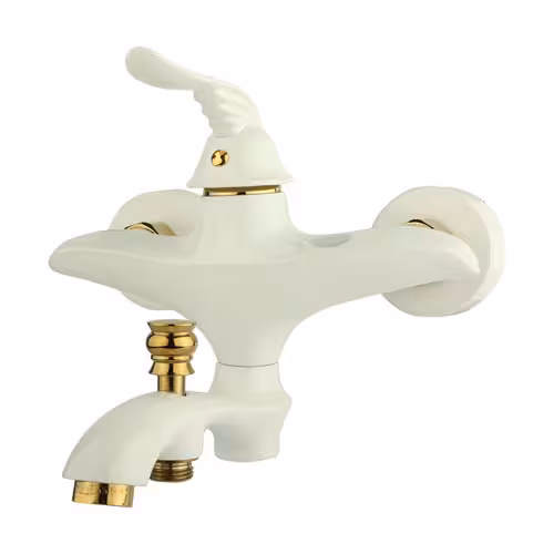 شیر حمام راسان مدل پریمو شیری طلایی