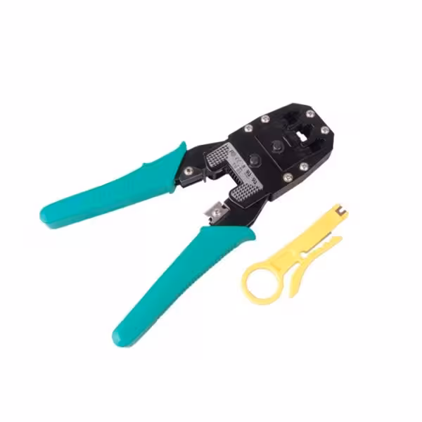 آچار پانچ شبکه همراه استریپر تلفن و شبکه 4-6-8 مدل KS-315