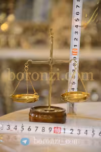 ترازو 10 گرمی برنجی