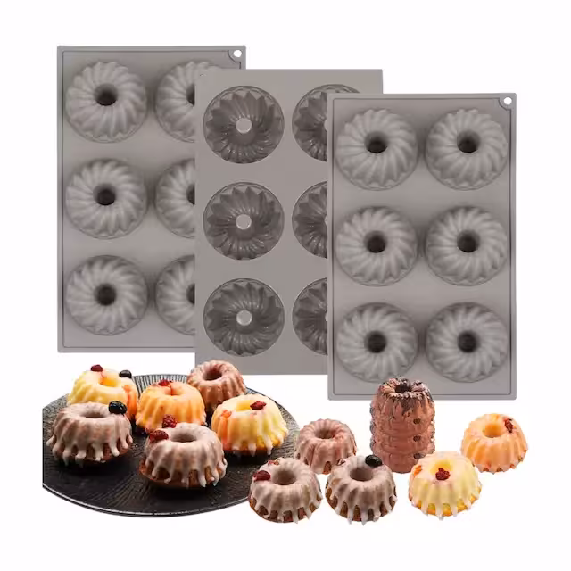 قالب سیلیکون پیچ شیفون دار