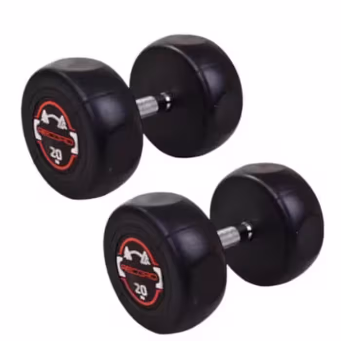 دمبل گرد وزن 20 کیلوگرم round dumbbell