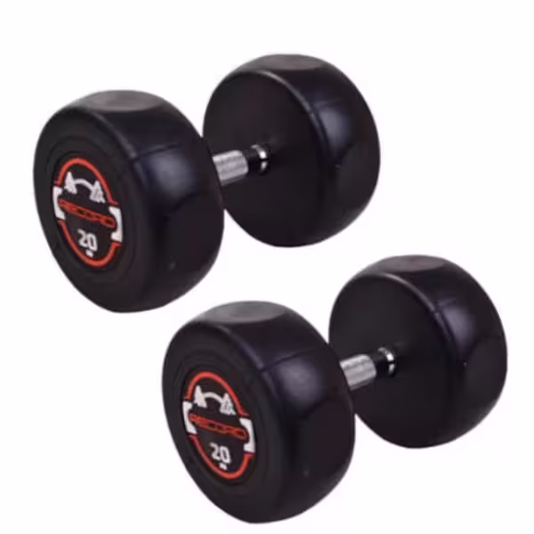 دمبل گرد وزن 20 کیلوگرم round dumbbell