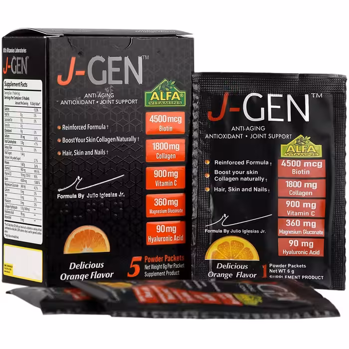 ساشه کلاژن جی جن آلفا ویتامینز 5 عددی