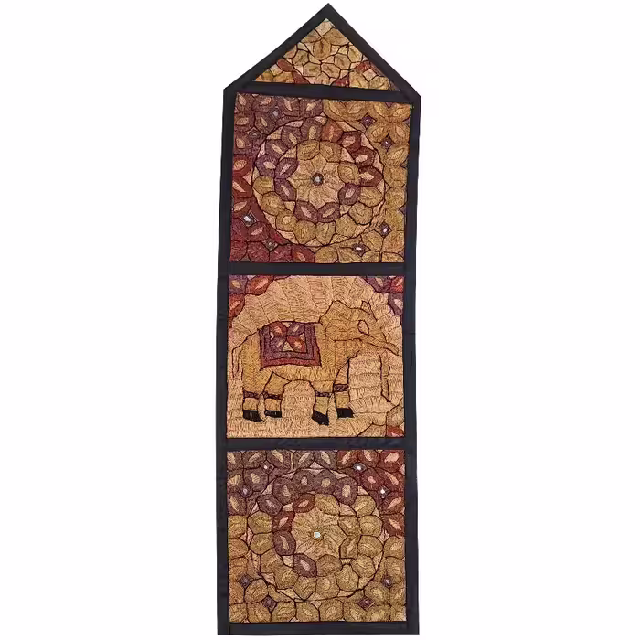 دیوارکوب 3 جیبه کد JAAB39 سوزن دوزی ابریشم