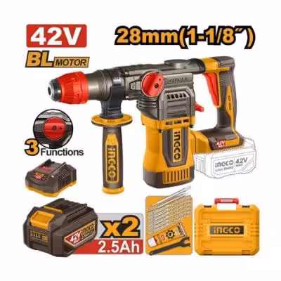 دریل بتن کن شارژی 42 ولت اینکو مدل CRHLI422882