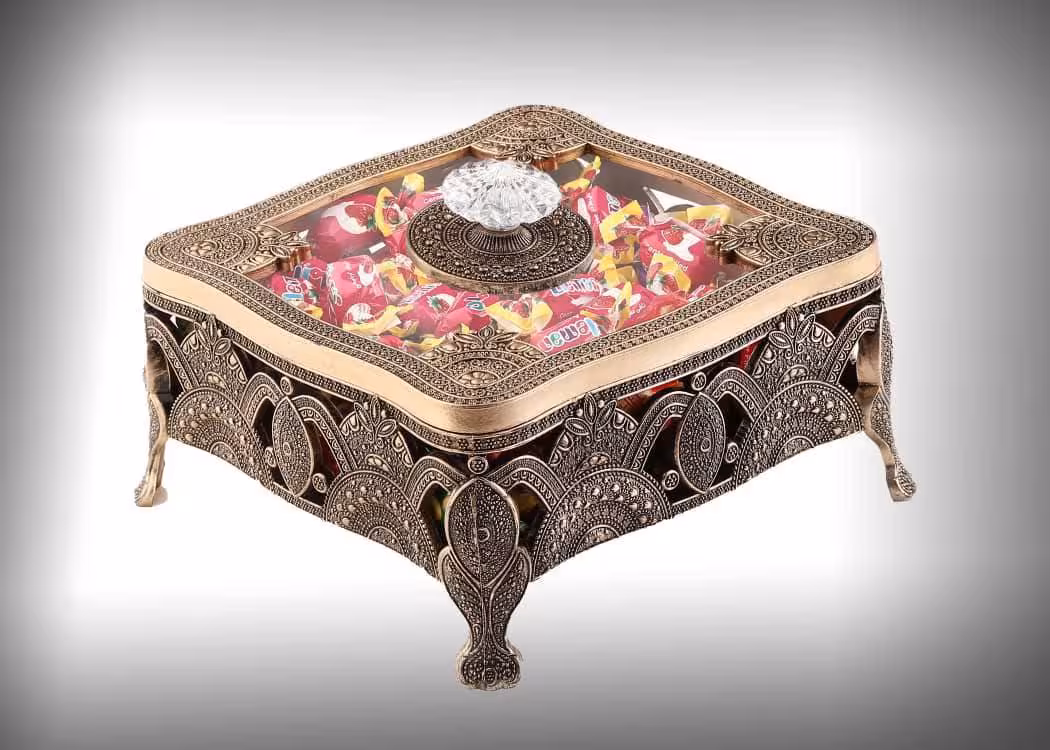 شکلات خوری مربع آنتیک کد 602