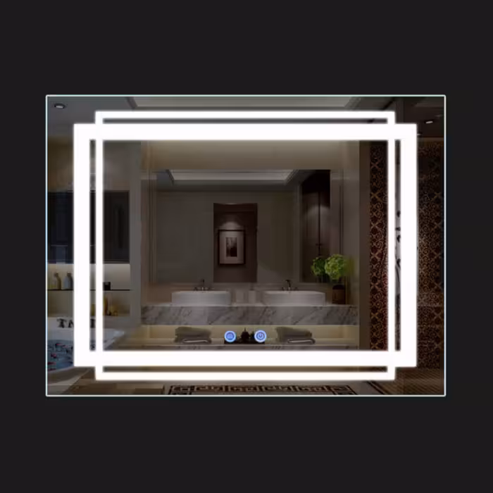 آینه بک لایت سند بلاست مدل m10 سایز 40*60